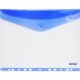 Bigpoint 11 Delikli Yan Cırtlı Dosya A4 Mavi x 12 Adet - 12'li