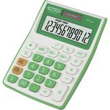 Bigpoint 12 Haneli Hesap Makinesi Yeşil Renkli Latex Tabanlı Model BP502-55