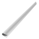 Bigpoint 12 mm Şeffaf 100'lü Oval Profil Sırtlık