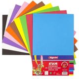 Bigpoint 2 mm 20x30 cm 10 Renkli El İşi için Uygun Yapışkanlı Eva
