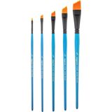 Bigpoint 210a Serisi Sentetik Kıl Yan Kesik Fırça No:5/8-3/8-1/4-1/8-1/2 (5 Li Set)