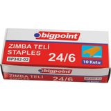 Bigpoint 24/6 Sarı Zımba Teli 10'Lu