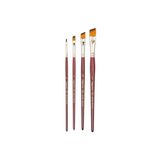 Bigpoint 280 Serisi Sentetik Yan Kesik Fırça No: 1/2-1/4-1/8-3/8 (4 Lü Set ) 1 Takım