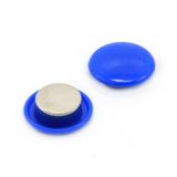 Bigpoint 30 mm Mıknatıs Mavi 6'lı Blister Plastik Kaplama Magnet