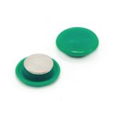 Bigpoint 30 mm Mıknatıs Yeşil 6'lı Blister Plastik Kaplama Magnet