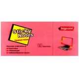 Bigpoint 40x50 mm Neon Kırmızı 3'lü Yapışkanlı Not Kağıdı