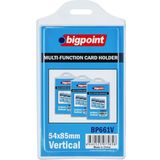 Bigpoint 54x85 mm Poşet Dikey Çok Amaçlı Kart Kabı