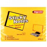 Bigpoint 75x100 MM Neon Turuncu Yapışkanlı Not Kağıdı