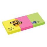 Bigpoint 75x75 mm 4 Neon Renk Yapışkanlı Not Kağıdı