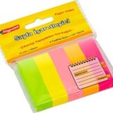 Bigpoint 818-05 Yapışkanlı Not Kağıdı 5 Neon Renk 15X50Mm