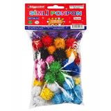 Bigpoint 921657 10 Renk 50 Adet 3 cm Ponpon