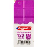 Bigpoint 948-0767 Kalem Ucu 0.7Mm 2B 120'Li Tüp Mor