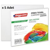 Bigpoint Artists' Pres Tuval 20X20cm X 5 Adet