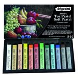 Bigpoint Artists's Toz Soft 12 Renk Pastel Boya