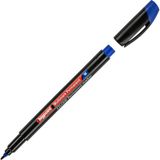 Bigpoint | Asetat Kalemi, Standart Uçlu (M) - Hızlı Kuruyan Suya Dayanıklı Ohp CD Kalemi, 1.0 Mm, Mavi
