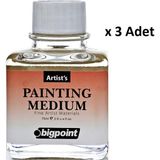 Bigpoint Boyama Medyumu 75 ml (Yağlı Boya) x 3 Adet