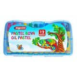 Bigpoint BP Pastel Boya Çantalı 12`li Mavi Çok Renkli