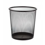 Bigpoint BP40995 Küçük Siyah Metal Perfore Çöp Kovası