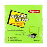 Bigpoint BP807-55 Neon Yeşil 75x75 Yapışkanlı Not Kağıdı