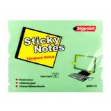 Bigpoint BP808-55 Neon Yeşil 75x100 Yapışkanlı Not Kağıdı