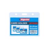 Bigpoint Çift Taraflı PP Kart Kabı Yatay Şeffaf 85x55mm