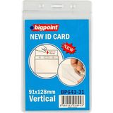 Bigpoint Dikey Poşet Dosya 91x128mm Şeffaf Renkli 0.4mm Kalınlıkta Pratik Kullanım