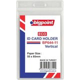 Bigpoint Eco Dikey Kart Poşeti 55 x 85mm Adet Sayısı: 1 Şeffaf PVC Plastik Ürün