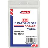 Bigpoint Eco Kart Poşeti Dikey 90X125MM 100'LÜ Poşet - Şeffaf