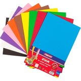 Bigpoint Eva Elişi Kağıdı 10 Renk 20 x 30 cm 2 mm Kalınlıkta Çocuklar İçin Güvenli