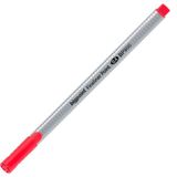 Bigpoint | Fineliner Kalem, 0.4 mm Fiber Uçlu - Kokusuz Su Bazlı Mürekkepli Çizim Kalemi, Kırmızı