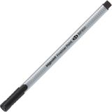 Bigpoint | Fineliner Kalem, 0.4 mm Fiber Uçlu - Kokusuz Su Bazlı Mürekkepli Çizim Kalemi, Siyah