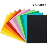 Bigpoint Fon Kartonu 25X35CM 120 Gram Karışık 10 Renk x 5 Paket - 50 Adet