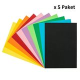 Bigpoint Fon Kartonu 25X35cm 120 Gram Karışık 10 Renk X 5 Paket