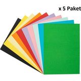 Bigpoint Fon Kartonu 25X35CM Karışık 10 Renk x 5 Paket - 50 Adet
