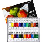 Bigpoint Guaj Boya Seti 12ML Tüp x 24 Renk - Çok Renkli