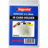 Bigpoint Güvenlik Kart Poşeti Dikey Şeffaf (658) 10'Lu Paket