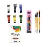 Bigpoint Heavy Body Artist's Akrilik Boya 6 x 75ML + Vox 300GR A5 Defter + Pebeo 4'lü Fırça Seti