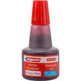 Bigpoint | Istampa Mürekkebi, Kaşe ve Istampa ile Uyumlu - Yağsız ve Kalıcı Mürekkep, Kırmızı, 30 ml