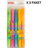Bigpoint Jel Mum Boya Fosforlu 5 Renk x 3 Paket - 3 Adet - Çok Renkli