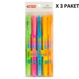 Bigpoint Jel Mum Boya Fosforlu 5 Renk X 3 Paket