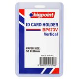 Bigpoint Kart Kabı Dikey Sert Pvc 55X88mm Bp673v (10 Lu Paket)