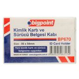 Bigpoint Kart Kabı Kimlik Ehliyet Pp Bp670 (10 Lu Paket)