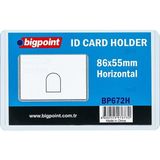 bigpoint kart kabı kimlik ehliyet sert pvc 86x55mm bp672h (10 lu paket) - Yok