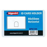 Bigpoint Kart Kabı Kimlik Ehliyet Sert Pvc 86X55mm Bp672h (10 Lu Paket)