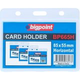 bigpoint kart kabı pp su geçirmez yatay 85x55mm bp665h (5 li paket) - Yok