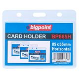Bigpoint Kart Kabı Pp Su Geçirmez Yatay 85X55mm Bp665h (5 Li Paket)