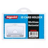 Bigpoint Kart Kabı Sert Yatay Şeffaf 90X55mm X 10 Adet
