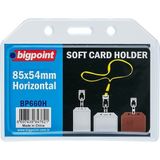 bigpoint kart kabı soft yatay 85x54mm bp660 (5 li paket) - Yok