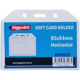 Bigpoint Kart Kabı Yatay Şeffaf 85 x 54 mm 10'lu Poşet