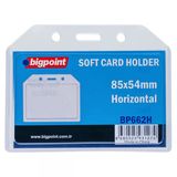Bigpoint Kart Kabı Yatay Şeffaf 85X54mm X 10 Adet